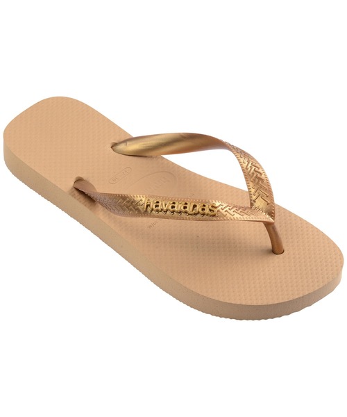 havaianas(ハワイアナス)の「TOP LOGO METALLIC(サンダル・レディース・ブラック系その他/ゴールド/ピンク系その他/ホワイト・23cm/27cm/25.5cm/24.5cm/22cm)」の7枚目の写真