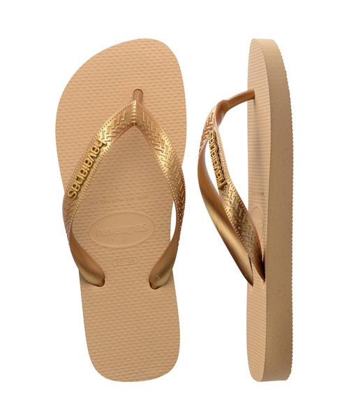 havaianas(ハワイアナス)の「TOP LOGO METALLIC(サンダル・レディース・ブラック系その他/ゴールド/ピンク系その他/ホワイト・23cm/27cm/25.5cm/24.5cm/22cm)」の9枚目の写真