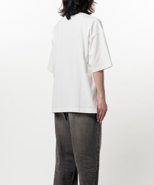 Maison MIHARA YASUHIRO(メゾンミハラヤスヒロ)の「BAKER 26 Printed Short Sleeve T-shirt(Tシャツ/カットソー・メンズ・ホワイト/ブラック・46/44/48)」の6枚目の写真