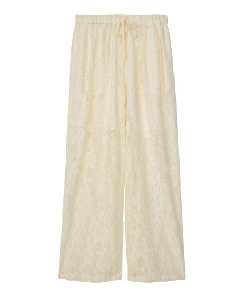 ELCHELE(エルチェレ)の「LACE WIDE PANTS(その他パンツ・レディース・オフホワイト/ブラック/ベビーピンク・36/38)」の21枚目の写真