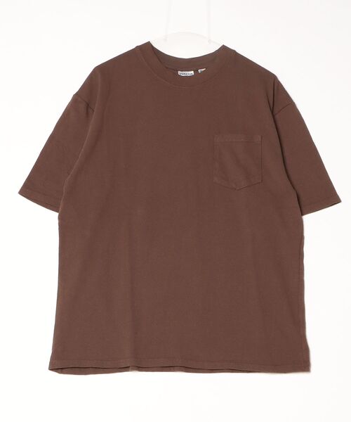 WALLA WALLA SPORT(ワラワラスポーツ)の「U.S. MADE BIRDSEYE MESH POCKET TEE / ユーエス メイド バーズアイ メッシュ ポケット ティー(Tシャツ/カットソー・レディース・ホワイト/ダークブラウン/スミクロ/トップグレー・MEDIUM/LARGE/X-LARGE/SMALL)」の13枚目の写真