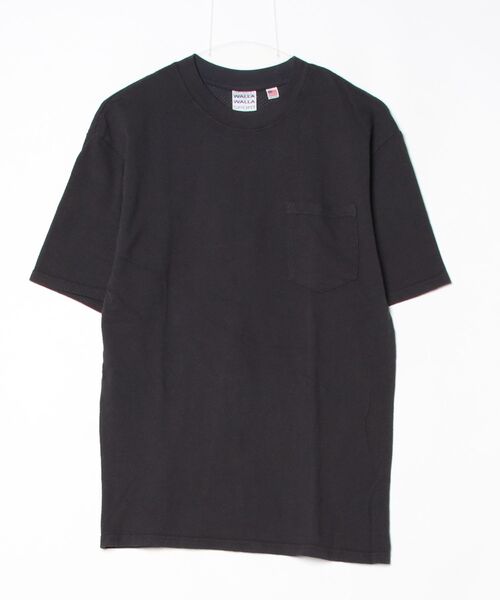 WALLA WALLA SPORT(ワラワラスポーツ)の「U.S. MADE BIRDSEYE MESH POCKET TEE / ユーエス メイド バーズアイ メッシュ ポケット ティー(Tシャツ/カットソー・レディース・ホワイト/ダークブラウン/スミクロ/トップグレー・MEDIUM/LARGE/X-LARGE/SMALL)」の12枚目の写真
