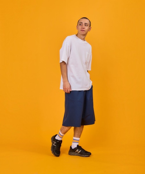WALLA WALLA SPORT(ワラワラスポーツ)の「U.S. MADE BIRDSEYE MESH POCKET TEE / ユーエス メイド バーズアイ メッシュ ポケット ティー(Tシャツ/カットソー・レディース・ホワイト/ダークブラウン/スミクロ/トップグレー・MEDIUM/LARGE/X-LARGE/SMALL)」の9枚目の写真