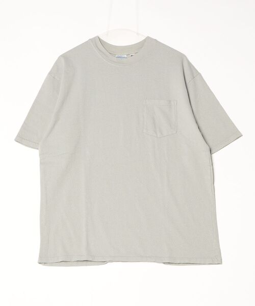 WALLA WALLA SPORT(ワラワラスポーツ)の「U.S. MADE BIRDSEYE MESH POCKET TEE / ユーエス メイド バーズアイ メッシュ ポケット ティー(Tシャツ/カットソー・レディース・ホワイト/ダークブラウン/スミクロ/トップグレー・MEDIUM/LARGE/X-LARGE/SMALL)」の15枚目の写真