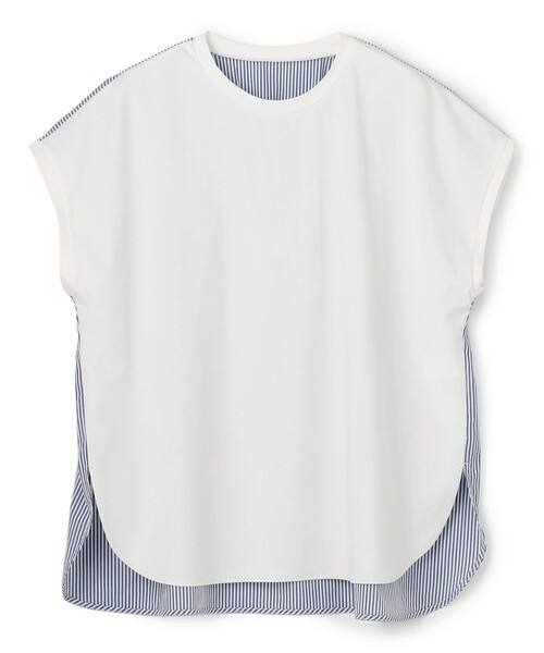 UNFILO(アンフィーロ)の「BEAUTY FORM-T バックシャーリング Tシャツ(Tシャツ/カットソー・レディース・ダークグリーン系/ホワイト系1/ネイビー系1/ベージュ系/ブラック系・SMALL/MEDIUM/LARGE)」の6枚目の写真