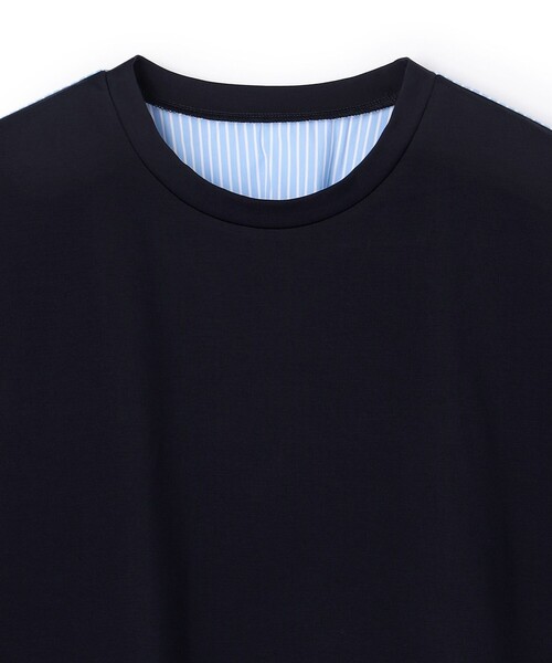 UNFILO(アンフィーロ)の「BEAUTY FORM-T バックシャーリング Tシャツ(Tシャツ/カットソー・レディース・ダークグリーン系/ホワイト系1/ネイビー系1/ベージュ系/ブラック系・SMALL/MEDIUM/LARGE)」の16枚目の写真