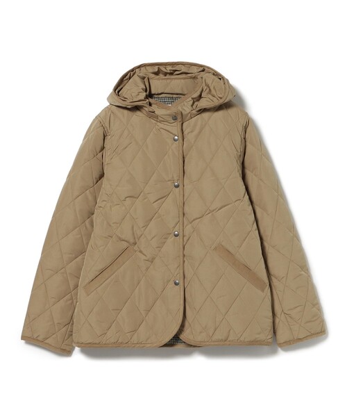 BEAMS HEART（ビームスハート）の「フード キルティング ブルゾン（ブルゾン・レディース・ネイビー/ベージュ/オリーブ・SMALL/LARGE/MEDIUM）」の11枚目の写真