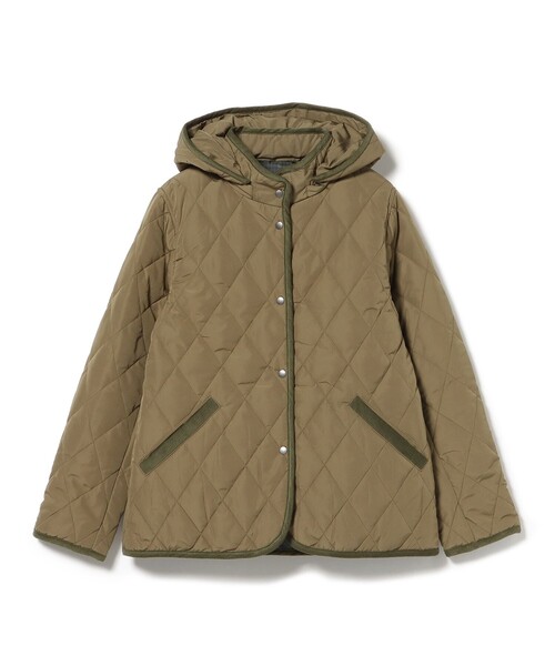BEAMS HEART（ビームスハート）の「フード キルティング ブルゾン（ブルゾン・レディース・ネイビー/ベージュ/オリーブ・SMALL/LARGE/MEDIUM）」の18枚目の写真