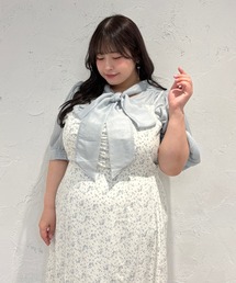 Louiosy（ルオシー）の「【Louiosy】【大きいサイズ】シアーボウタイブラウス（シャツ/ブラウス）」