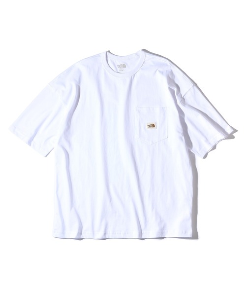 THE NORTH FACE(ザノースフェイス)の「【THE NORTH FACE】胸ポケロゴTシャツ POCKET S/S R/TEE(Tシャツ/カットソー・レディース・ホワイト/ブラック・S/M/L/XL/XXL)」の12枚目の写真