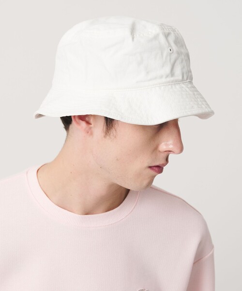 BEAUTY&YOUTH UNITED ARROWS(ビューティーアンドユースユナイテッドアローズ)の「コットン カラー バケット ハット(ハット・メンズ・ホワイト/ケリーグリーン/ブラック・FREE)」の1枚目の写真
