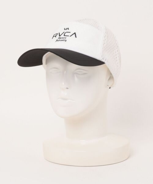 RVCA(ルーカ)の「RVCA メンズ RVCA SPORTS CAP キャップ 【2026年夏モデル】(キャップ・メンズ・ホワイト/ブラック・FREE)」の1枚目の写真