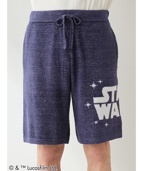 gelato pique（ジェラートピケ）の「【STAR WARS】【メンズ】スムーズィーロゴジャガードハーフパンツ（ルームウェア/パジャマ・メンズ・クリーム/ネイビー/ミント・M/L）」の11枚目の写真