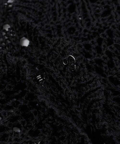 Belle Charme（ベルシャルム）の「【Belle Charme】Summer Knit Bolero（カーディガン/ボレロ・レディース・ブラック/ピンク/オフホワイト・FREE）」の18枚目の写真