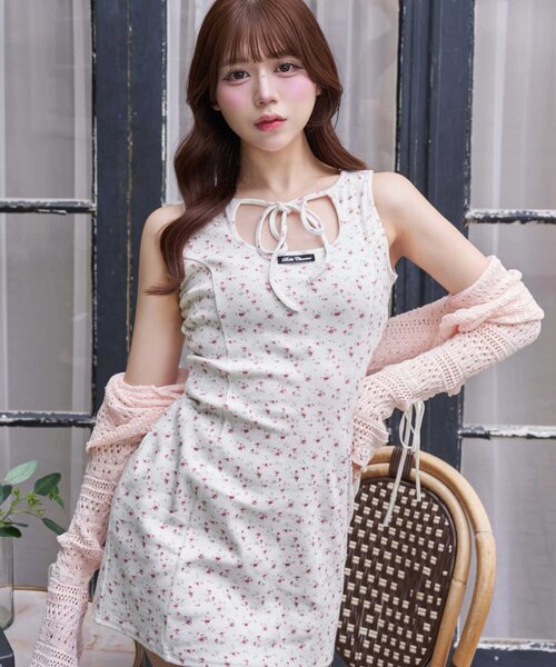 Belle Charme（ベルシャルム）の「【Belle Charme】Summer Knit Bolero（カーディガン/ボレロ・レディース・ブラック/ピンク/オフホワイト・FREE）」の17枚目の写真