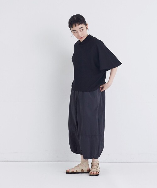 conges payes ADIEU TRISTESSE(コンジェ ペイエ アデュートリステス)の「ボックスシルエットポロシャツ(ポロシャツ・レディース・ブラック/グレー/ブラウン・FREE)」の19枚目の写真