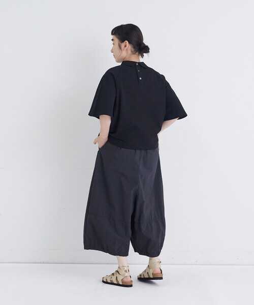 conges payes ADIEU TRISTESSE(コンジェ ペイエ アデュートリステス)の「ボックスシルエットポロシャツ(ポロシャツ・レディース・ブラック/グレー/ブラウン・FREE)」の20枚目の写真
