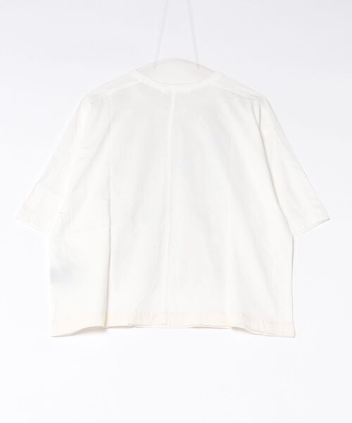 H.A.K(ハク)の「ミニバラブーケパピリオカットジャカード+サイロプレミアム天竺フリルカットソー(Tシャツ/カットソー・レディース・ベージュ/ブラック・FREE)」の3枚目の写真