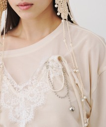 SOEMIN（ソミン）の「Pearl chain brooch／パールチェーンブローチ（ブローチ/コサージュ）」