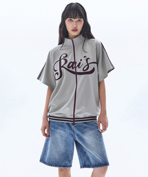 RAIMENT（レイメント）の「アセンティックアクティブロゴジャージハーフジップ_グレー（Tシャツ/カットソー）」