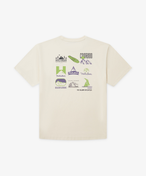 HOLUBAR(ホルバー)の「Backpacking Graphic T Shirt Off White(Tシャツ/カットソー・メンズ・その他・MEDIUM/LARGE/X-LARGE)」の2枚目の写真