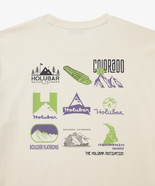 HOLUBAR(ホルバー)の「Backpacking Graphic T Shirt Off White(Tシャツ/カットソー・メンズ・その他・MEDIUM/LARGE/X-LARGE)」の8枚目の写真