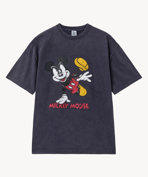 VTWO（ブイツー）の「フェイドウォッシングダンシング_ミッキー_ Tシャツ (ダークネイビー)（Tシャツ/カットソー・レディース・その他・LARGE/MEDIUM）」の2枚目の写真