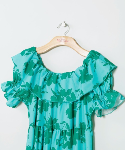 Maunaloa(マウナロア)の「【Maunaloa】クラシカルムームーワンピース(ワンピース・レディース・レッド/ターコイズブルー/ピンク・FREE)」の5枚目の写真