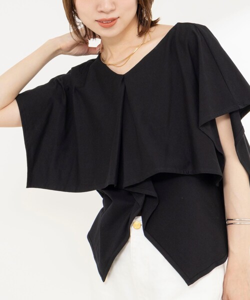 NOLLEY’S（ノーリーズ）の「【WEB限定】ハンカチーフカラープルオーバー（Tシャツ/カットソー・レディース・オフホワイト/グリーン/ブラック・FREE）」の20枚目の写真