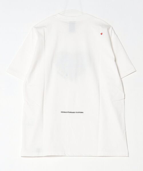 DOUBLE STANDARD CLOTHING（ダブルスタンダードクロージング）の「ハートフリル刺繍コットンTシャツ（WEB限定)（Tシャツ/カットソー・レディース・オフホワイト/ブラック・FREE）」の15枚目の写真