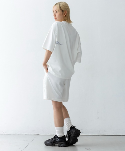 +phenix（プラスフェニックス）の「+phenix(プラスフェニックス)Outlast TYPOGRAPHY SHORT SLEEVE TEE / タイポグラフィ ショートスリーブTシャツ（Tシャツ/カットソー・メンズ・グレー/ブラック/ホワイト・M/L）」の17枚目の写真
