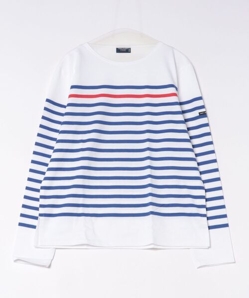 SAINT JAMES(セントジェームス)の「【SAINT JAMES】NAVAL RAY ROUGE 4926(Tシャツ/カットソー・メンズ・ネイビー・S/XL)」の1枚目の写真