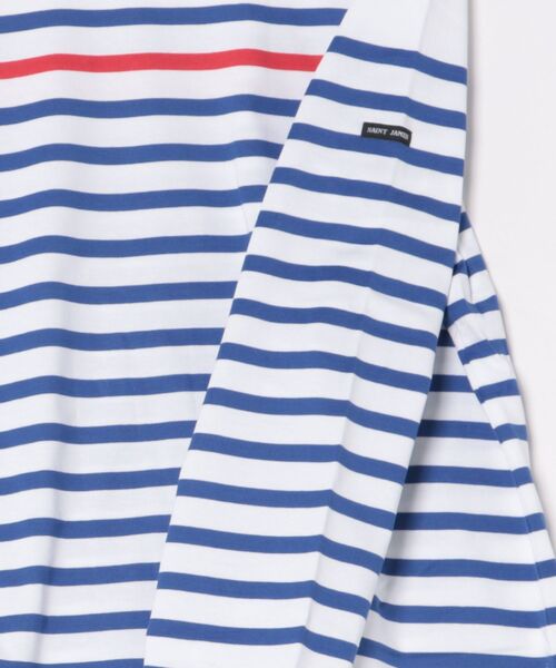 SAINT JAMES(セントジェームス)の「【SAINT JAMES】NAVAL RAY ROUGE 4926(Tシャツ/カットソー・メンズ・ネイビー・S/XL)」の3枚目の写真