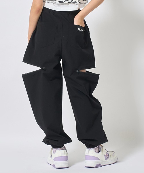 ANAP kids(アナップキッズ)の「サイドジップ ジョガーパンツ(その他パンツ・キッズ・カーキ/ブラック/ラベンダー・110/130/120)」の6枚目の写真