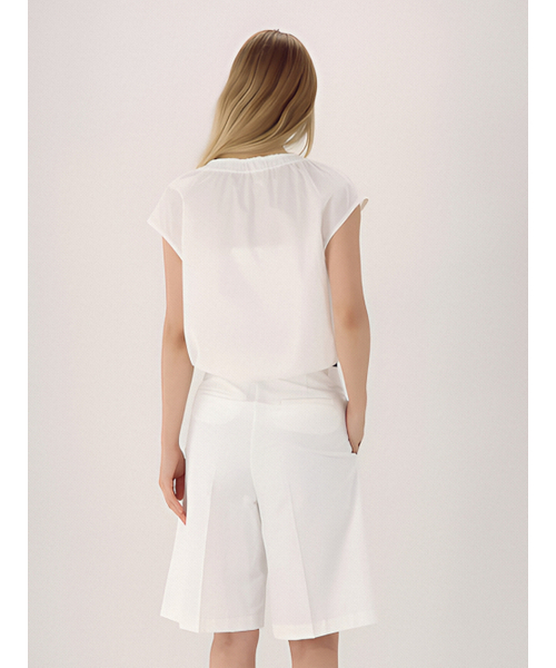 ACUD(アクド)の「Gather Ribbon Blouse _White(シャツ/ブラウス・レディース・オフホワイト・FREE)」の4枚目の写真