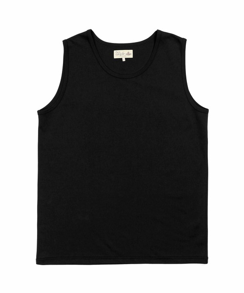 The DUFFER of ST.GEORGE(ザダファーオブセントジョージ)の「COOLMAX 2LAYERS TANK TOP:2層構造 吸水速乾クールマックス タンクトップ(タンクトップ・メンズ・ブラック/ホワイト/ブルーグレー・X-LARGE/LARGE/MEDIUM)」の9枚目の写真