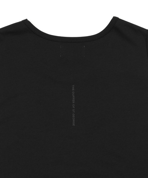 The DUFFER of ST.GEORGE(ザダファーオブセントジョージ)の「COOLMAX 2LAYERS TANK TOP:2層構造 吸水速乾クールマックス タンクトップ(タンクトップ・メンズ・ブラック/ホワイト/ブルーグレー・X-LARGE/LARGE/MEDIUM)」の4枚目の写真