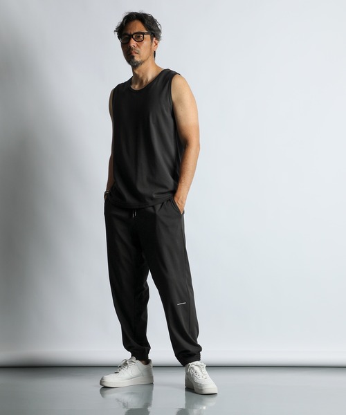 The DUFFER of ST.GEORGE(ザダファーオブセントジョージ)の「COOLMAX 2LAYERS TANK TOP:2層構造 吸水速乾クールマックス タンクトップ(タンクトップ・メンズ・ブラック/ホワイト/ブルーグレー・X-LARGE/LARGE/MEDIUM)」の15枚目の写真