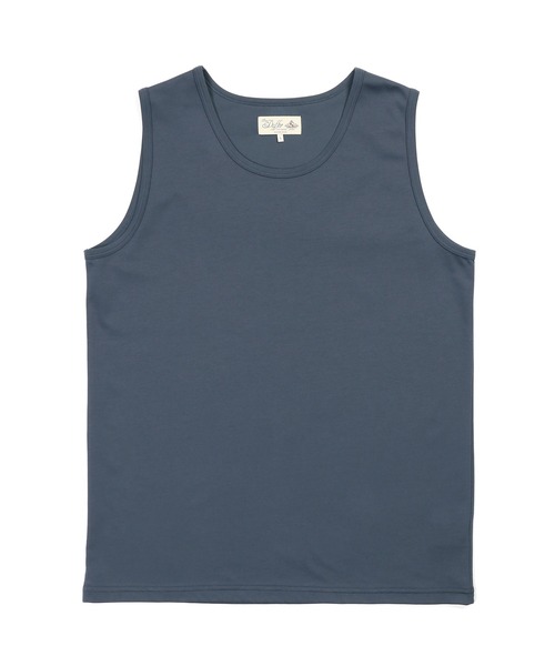 The DUFFER of ST.GEORGE(ザダファーオブセントジョージ)の「COOLMAX 2LAYERS TANK TOP:2層構造 吸水速乾クールマックス タンクトップ(タンクトップ・メンズ・ブラック/ホワイト/ブルーグレー・X-LARGE/LARGE/MEDIUM)」の10枚目の写真