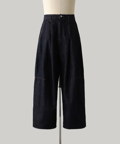 SHINYAKOZUKA(シンヤコヅカ)の「ordinary city baggy(ISSUE#9)(デニムパンツ・メンズ・ブラック/インディゴブルー・SMALL/MEDIUM/LARGE/X-SMALL)」の1枚目の写真