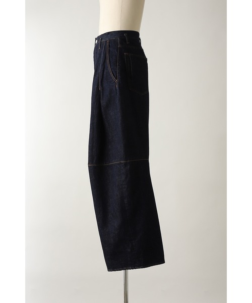 SHINYAKOZUKA(シンヤコヅカ)の「ordinary city baggy(ISSUE#9)(デニムパンツ・メンズ・ブラック/インディゴブルー・SMALL/MEDIUM/LARGE/X-SMALL)」の7枚目の写真