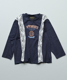 MARKEY'S（マーキーズ）の「レース切替長袖Tシャツ（Tシャツ/カットソー）」