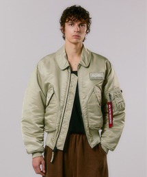 Alpha Industries（アルファインダストリーズ）の「Alpha Industries アルファインダストリーズ CWU 45/P HERITAGE FIT FLIGHT JACKET CWU 45/Pヘリテージフィット フライトジャケット（ミリタリージャケット）」