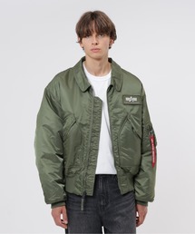 Alpha Industries（アルファインダストリーズ）の「Alpha Industries アルファインダストリーズ CWU 45/P HERITAGE FIT FLIGHT JACKET CWU 45/Pヘリテージフィット フライトジャケット（ミリタリージャケット）」