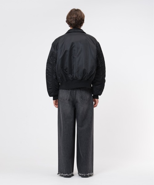 Alpha Industries(アルファインダストリーズ)の「Alpha Industries/アルファインダストリーズ/CWU 45/P HERITAGE FIT FLIGHT JACKET/CWU 45/Pヘリテージフィット フライトジャケット(ミリタリージャケット・メンズ・ブラック/ネイビー/セージグリーン・S/M/L/2XL/XL/XS)」の7枚目の写真