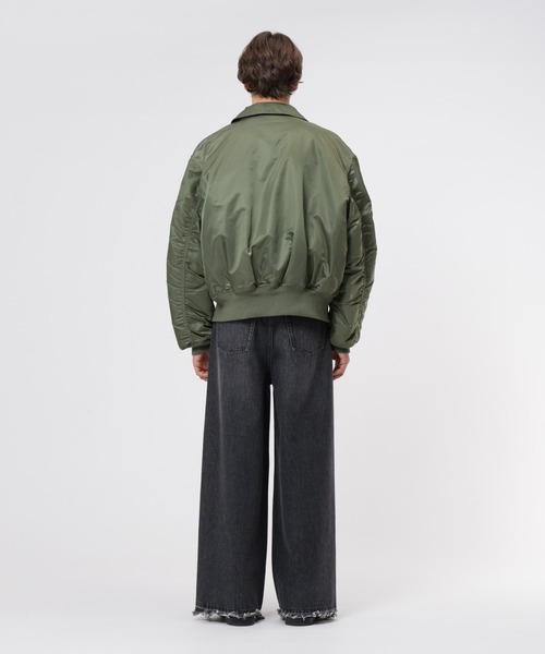 Alpha Industries(アルファインダストリーズ)の「Alpha Industries/アルファインダストリーズ/CWU 45/P HERITAGE FIT FLIGHT JACKET/CWU 45/Pヘリテージフィット フライトジャケット(ミリタリージャケット・メンズ・ブラック/ネイビー/セージグリーン・S/M/L/2XL/XL/XS)」の12枚目の写真