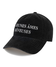 WICK（ウィック）の「JEUNES AMES カチオンボールキャップ-ブラック（キャップ）」