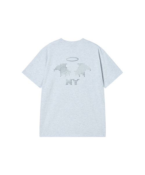 NYXX(エヌワイエックスエックス)の「TNSW FLAG TEE HEATHER GREY(Tシャツ/カットソー・レディース・その他・MEDIUM/SMALL)」の2枚目の写真