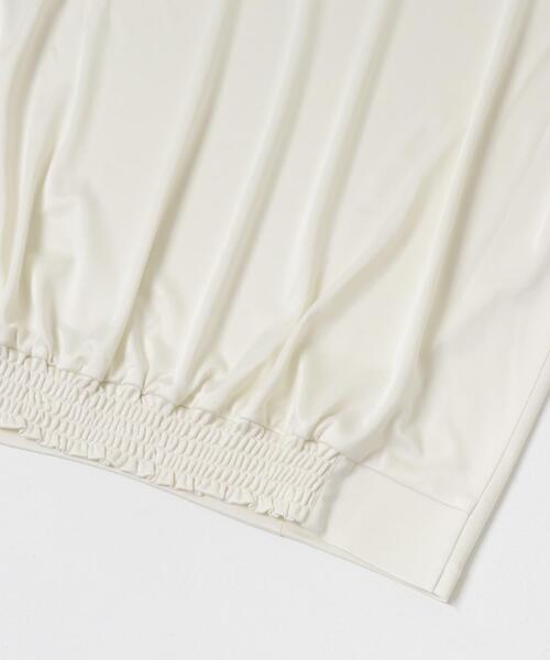 URBAN RESEARCH ROSSO WOMEN(アーバンリサーチ ロッソ)の「トリアセ混ドレープネックカットソー(Tシャツ/カットソー・レディース・オフホワイト/ブラウン・FREE)」の9枚目の写真