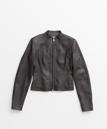 PRANK PROJECT | 【2026Autumn Pre-Order】レザーフィテッドジャケット / Leather Fitted Jacket(ライダースジャケット)